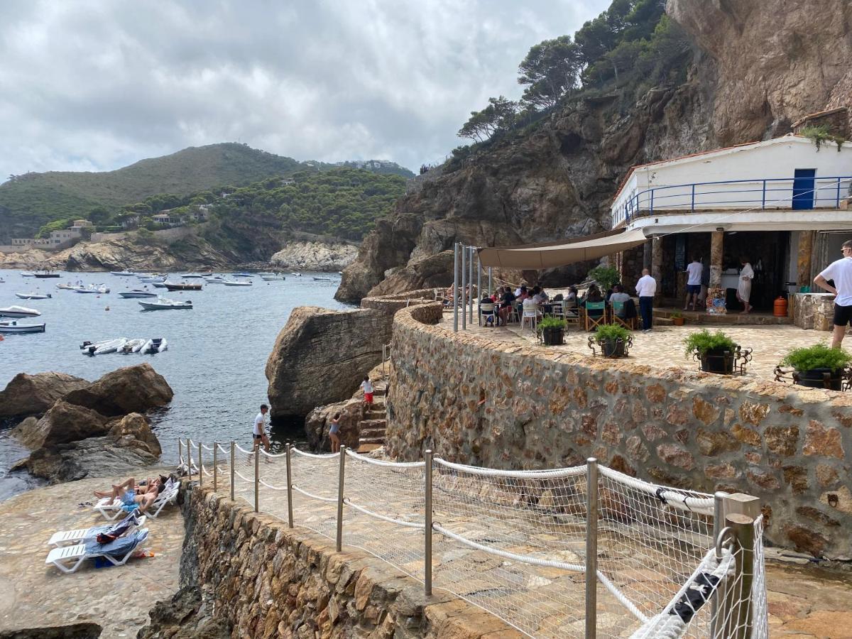 Precioso Apartmento Sobre El Mar, Cap Sa Sal, Begur, Girona Eksteriør billede